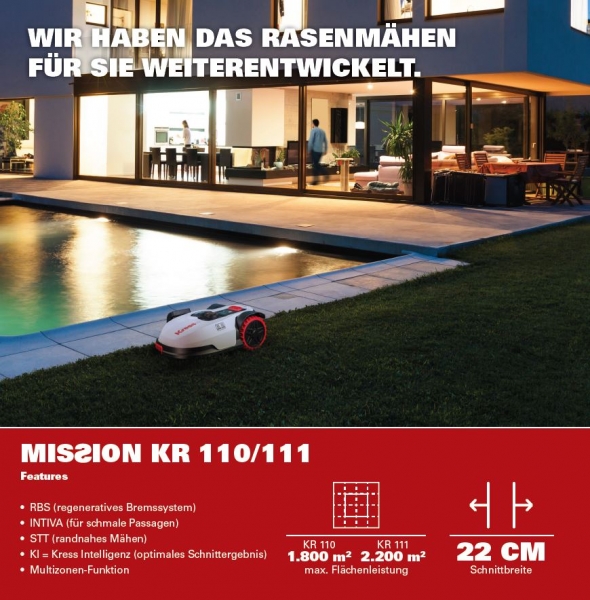 Kress Rasenroboter Mission KR 111